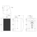Настенная акустическая система Biamp MASK8F-W Apart