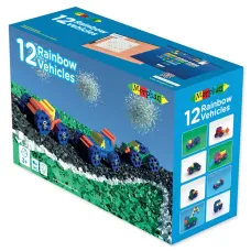 Конструктор Morphun Junior Starter Rainbow 12 Vehicle Set «Машины Радуга»