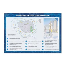 Интерактивный электрифицированный стенд "Городская система газоснабжения" Zarnitza