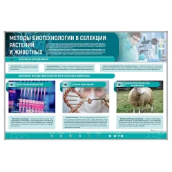 Сборный электрифицированный стенд "Методы биотехнологии в селекции растений и животных" Zarnitza