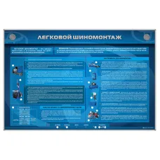 Электрифицированный интерактивный стенд "Легковой шиномонтаж" Zarnitza