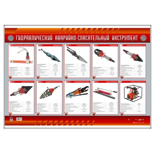 Электрифицированный стенд "Гидравлический аварийно-спасательный инструмент" Zarnitza