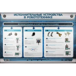 Электрифицированный стенд "Исполнительные устройства в робототехнике" Zarnitza
