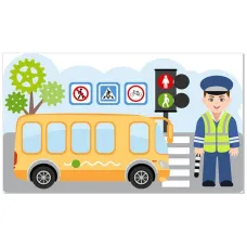 Декоративно-развивающая панель Ньютоникум «ПДД-2»