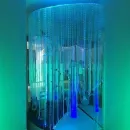 Угловой фиброоптический занавес, 100 волокон Romsens