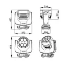 Вращающаяся голова Wash LiteLees Big-Eye L4007 R