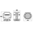 Вращающаяся голова Wash LiteLees Big-Eye L4019
