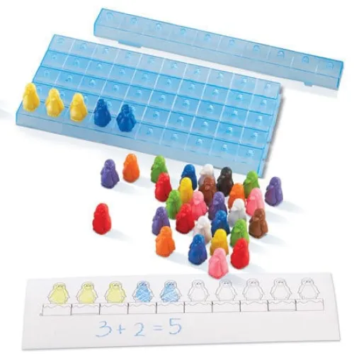 Развивающий игровой набор "Пингвины на льдине" Learning Resources LER3311 (110 элементов)