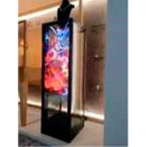 Напольный прозрачный сенсорный дисплей AlfaDispLay ADLDI-48TR OLED LTPA