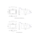Настенная сенсорная панель Crestron 4.3" Designer Touchpanel White