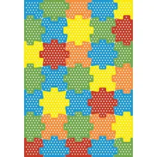 Настенная панель Логикус "Калейдоскоп", 35 шт (8 крючков)