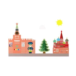 Настенная панель Логикус "Кремлевская стена"