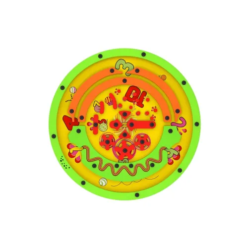 Дидактическая настенная панель IKC Spinball Green