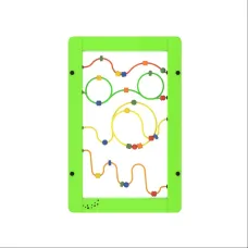 Дидактическая настенная панель IKC Wire Beads Green