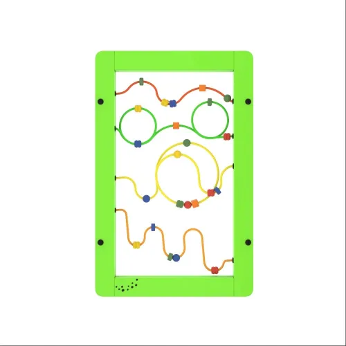 Дидактическая настенная панель IKC Wire Beads Green