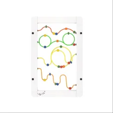 Дидактическая настенная панель IKC Wire Beads White