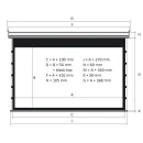 Экран с электроприводом Kauber Blue Label Tensioned BT Cinema 113" (16:9) (250x141, Clear Vision)