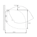 Экран с электроприводом Kauber Red Label Tensioned BT Cinema 131" (16:9) (290x163, Clear Vision)