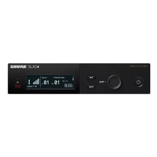 Цифровой одноканальный приёмник Shure SLXD4E=-H56
