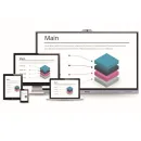 Интерактивная панель DIELLO HS-86IW-L06PA, Android 11, T982, 8G+128G, 1pcs HDMI out in back, 2pcs front