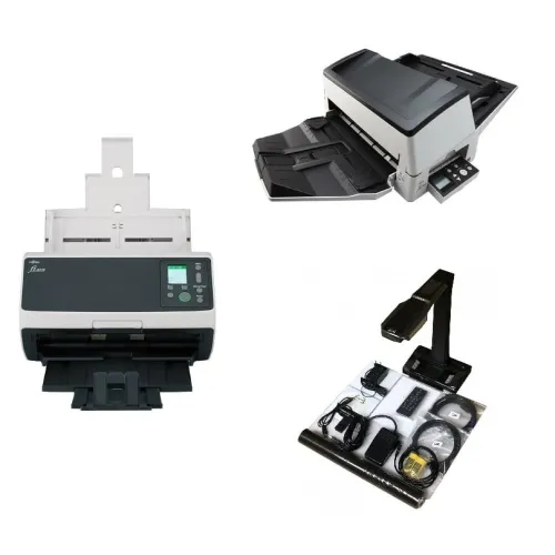 Комплект сканирования универсальный: протяжный сканер Ricoh fi-8170 + книжный сканер ScanBook Office A3 + промышленный сканер Ricoh fi-7600