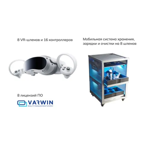 Мобильный класс виртуальной реальности Geckotouch VR08/4VW256 Varvin