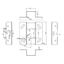 Крепление для проектора Multibrackets M1770 (штанга 500-800 мм) потолочное