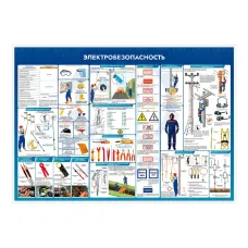 Информационный стенд "Электробезопасность" ЛС0334 Ziluo