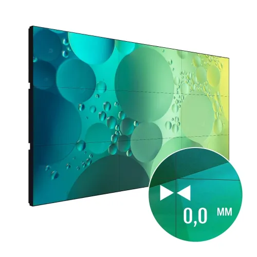 Видеостена LigaSmart 3х3 165" Межпанельный шов 0,0 мм